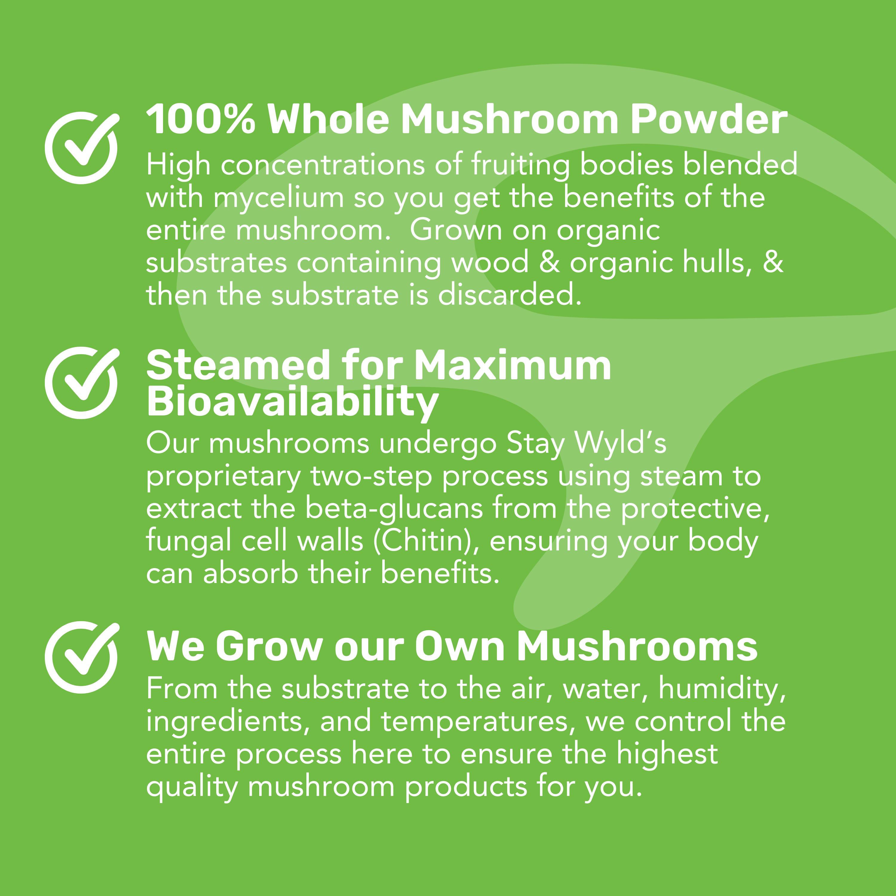 Poudre à 5 mélanges d'immunité quotidienne