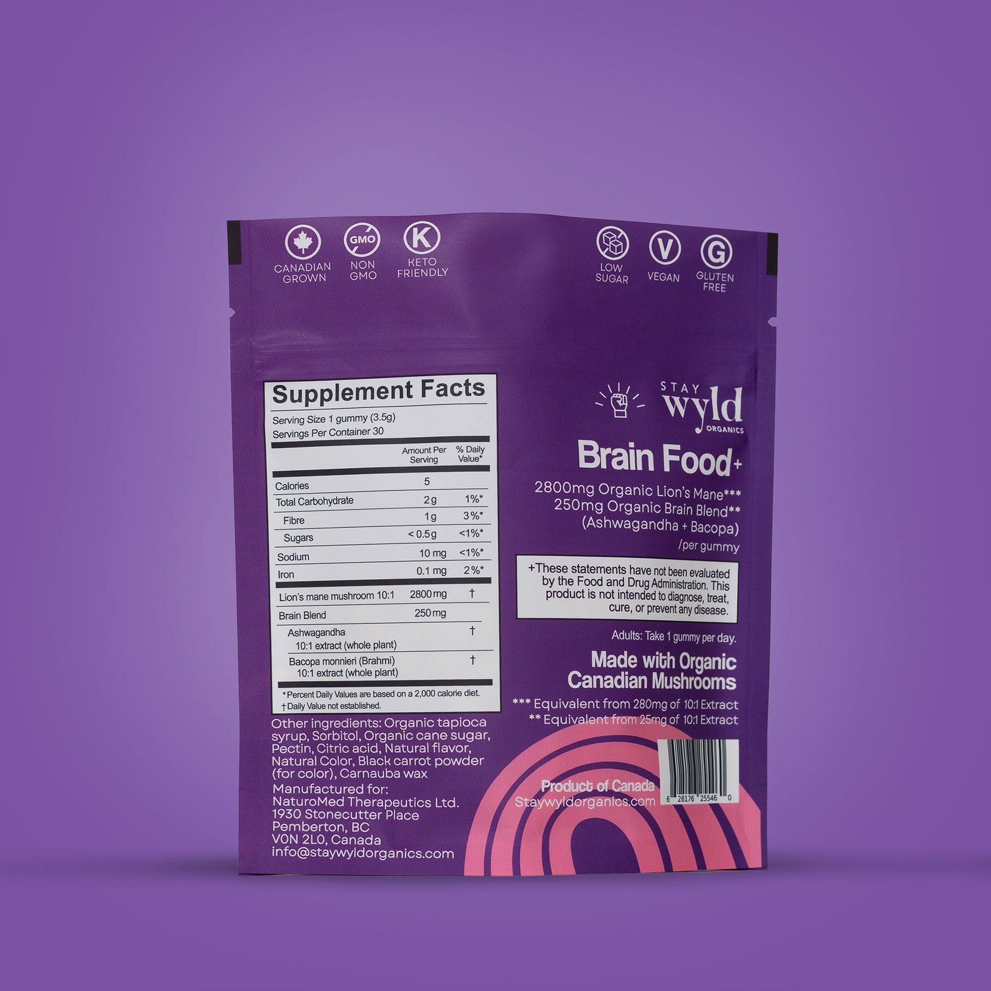 Lion's Mane Mushroom Gummies | 30 pack