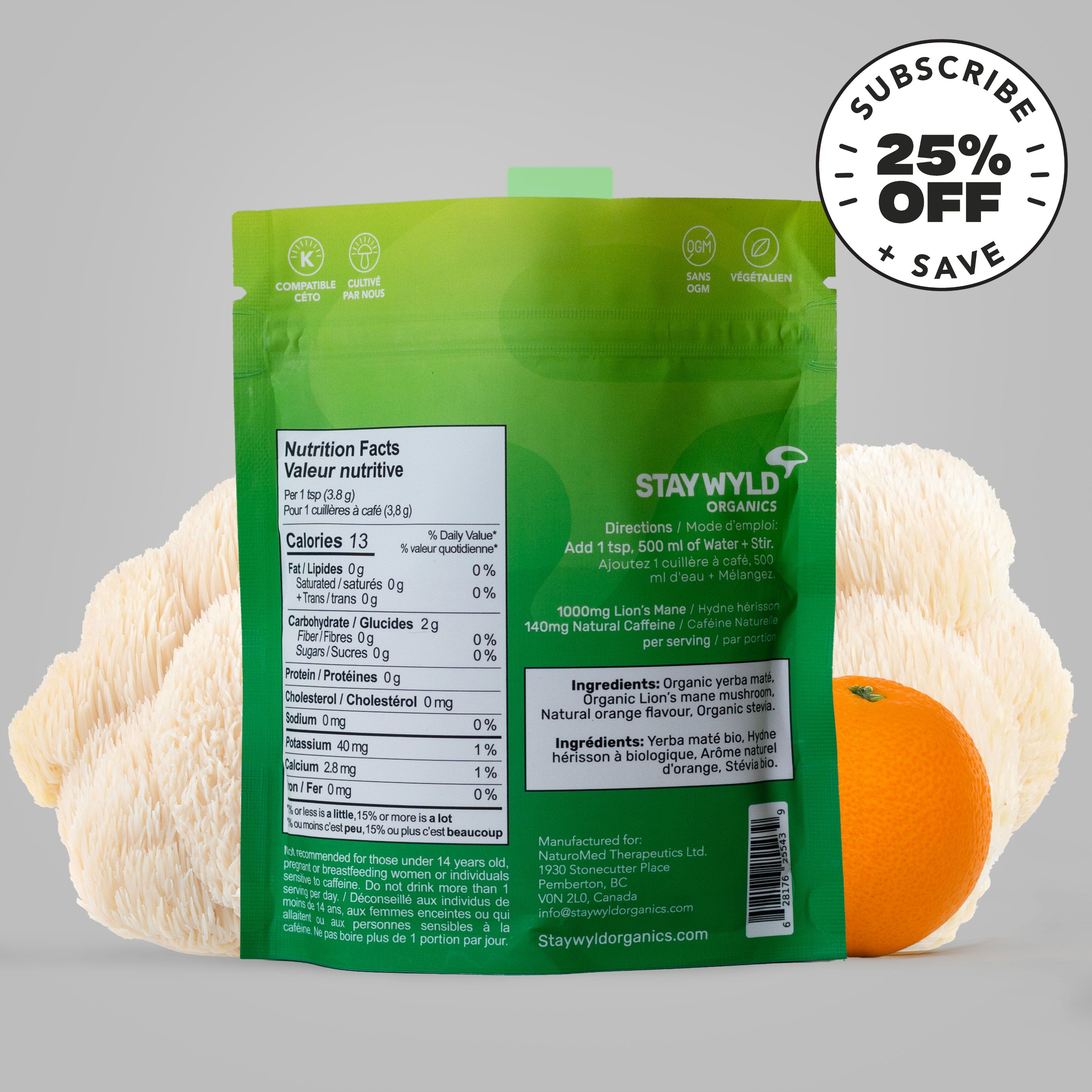 LST : Thé liquide aux champignons