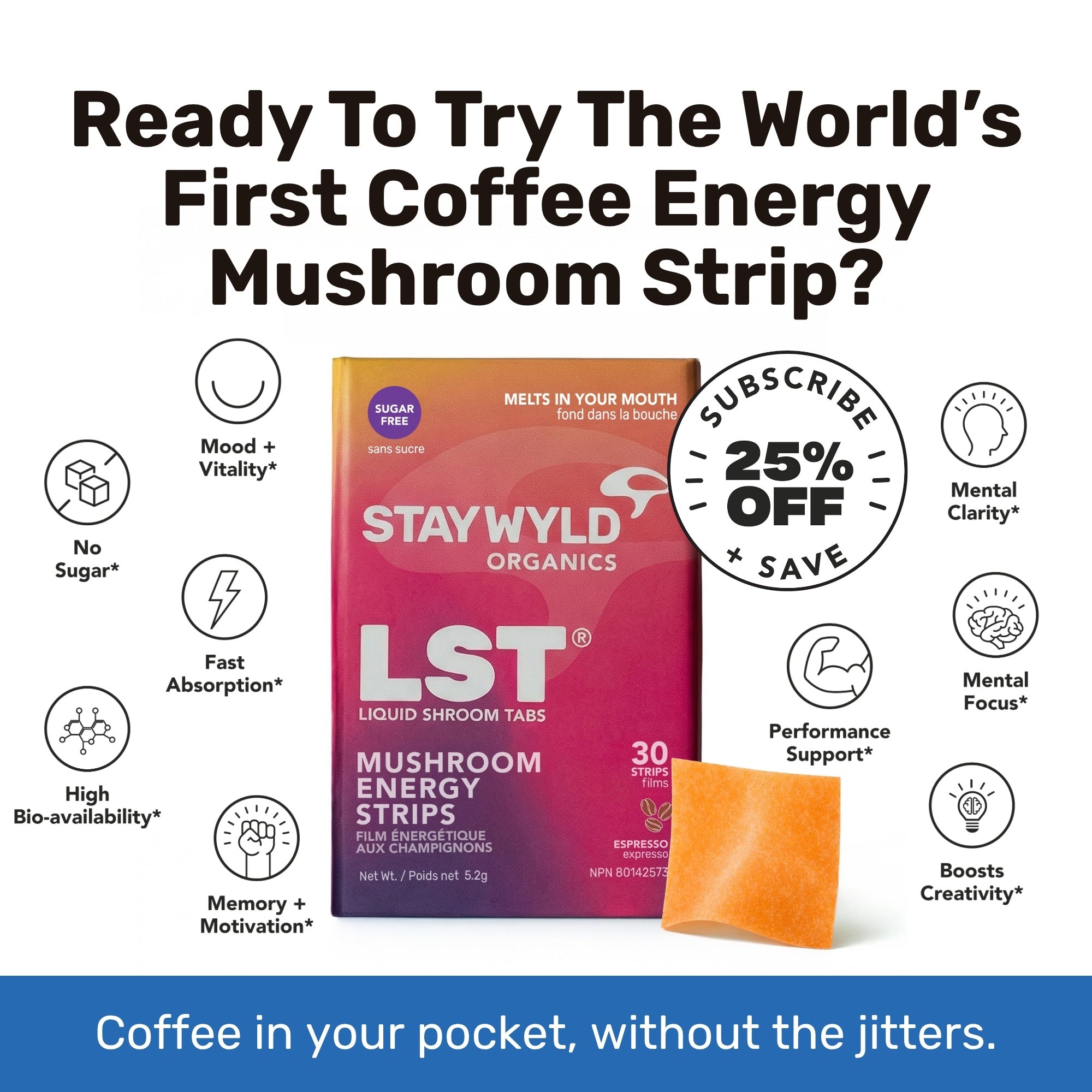 LST Energy Strips | Espresso