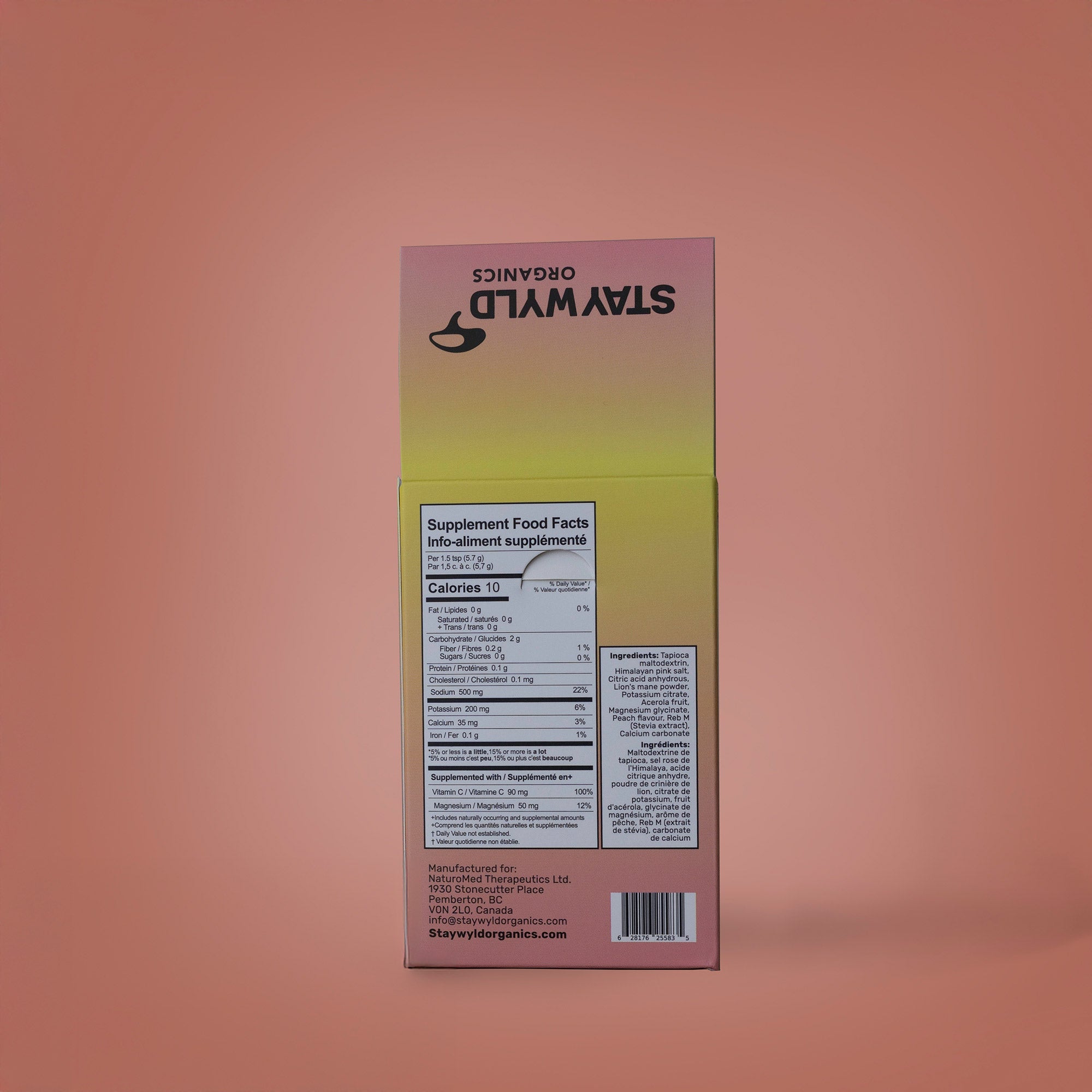 Just Peachy Electrolytes X Lion’s Mane | 20-Pack Sachets