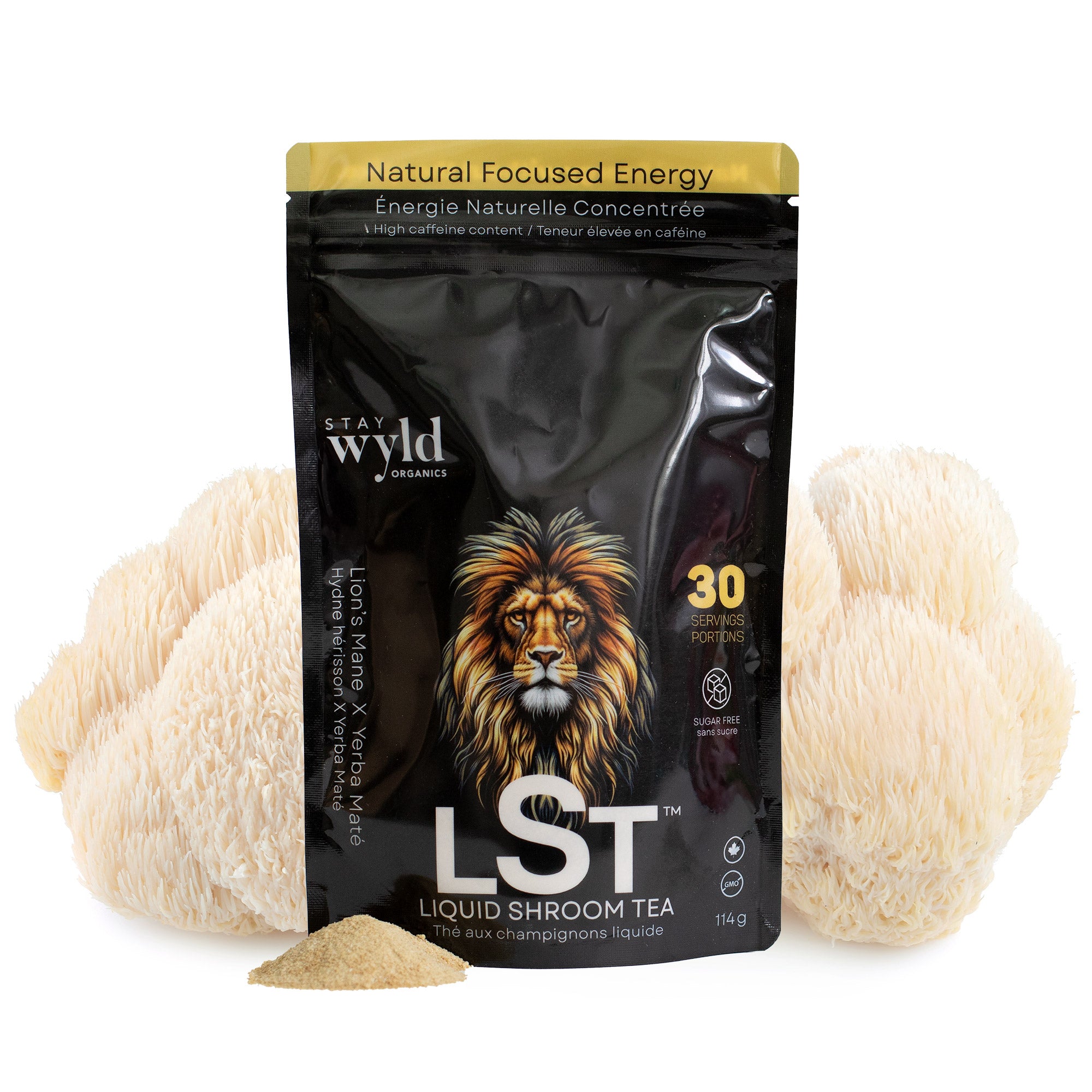 Lion’s Mane X Yerba Maté Ice Tea - LST | Stand-up Pouch