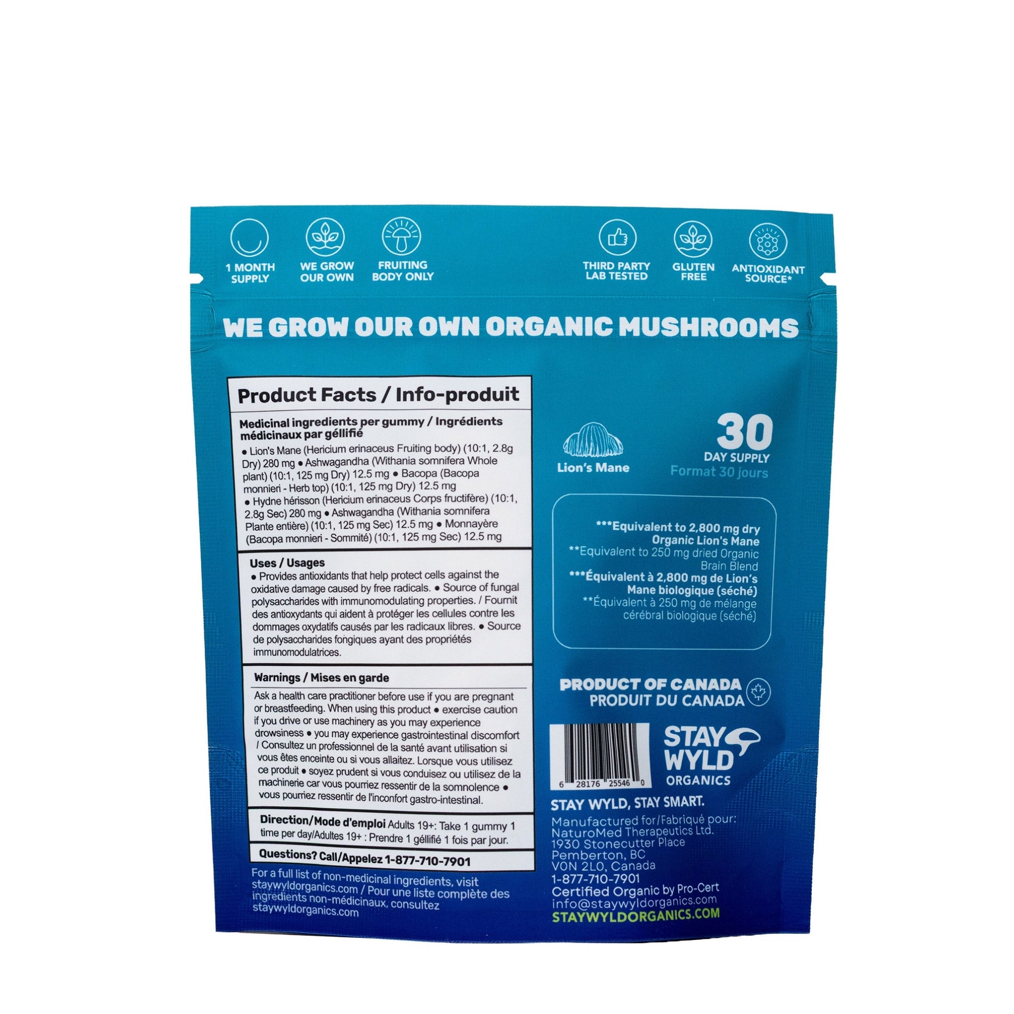 Lion's Mane Mushroom Gummies | 30 pack