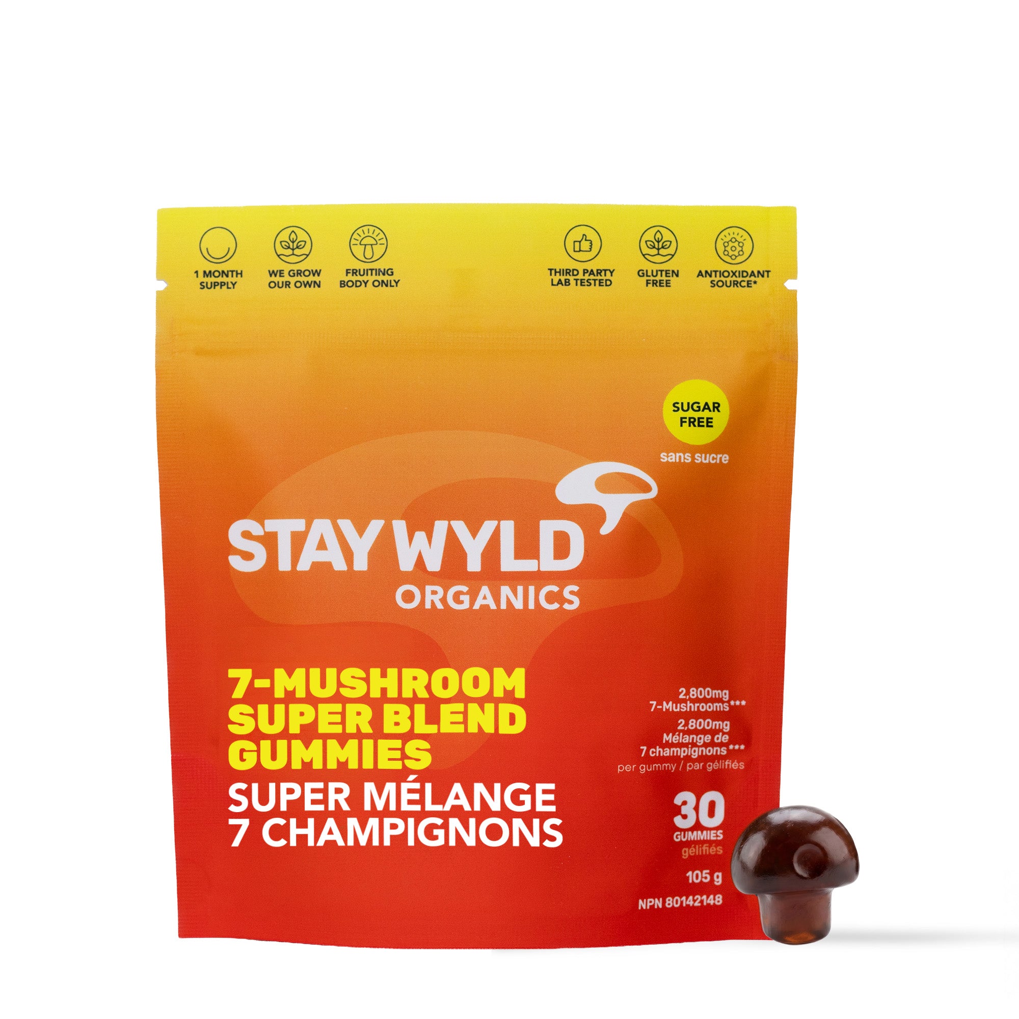 Super 7 Immunity Mushroom Gummies | 30 pack