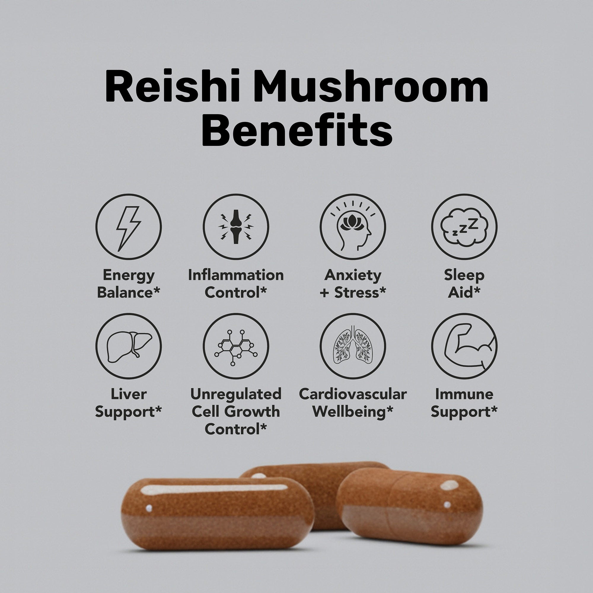 Gélules de champignons Reishi