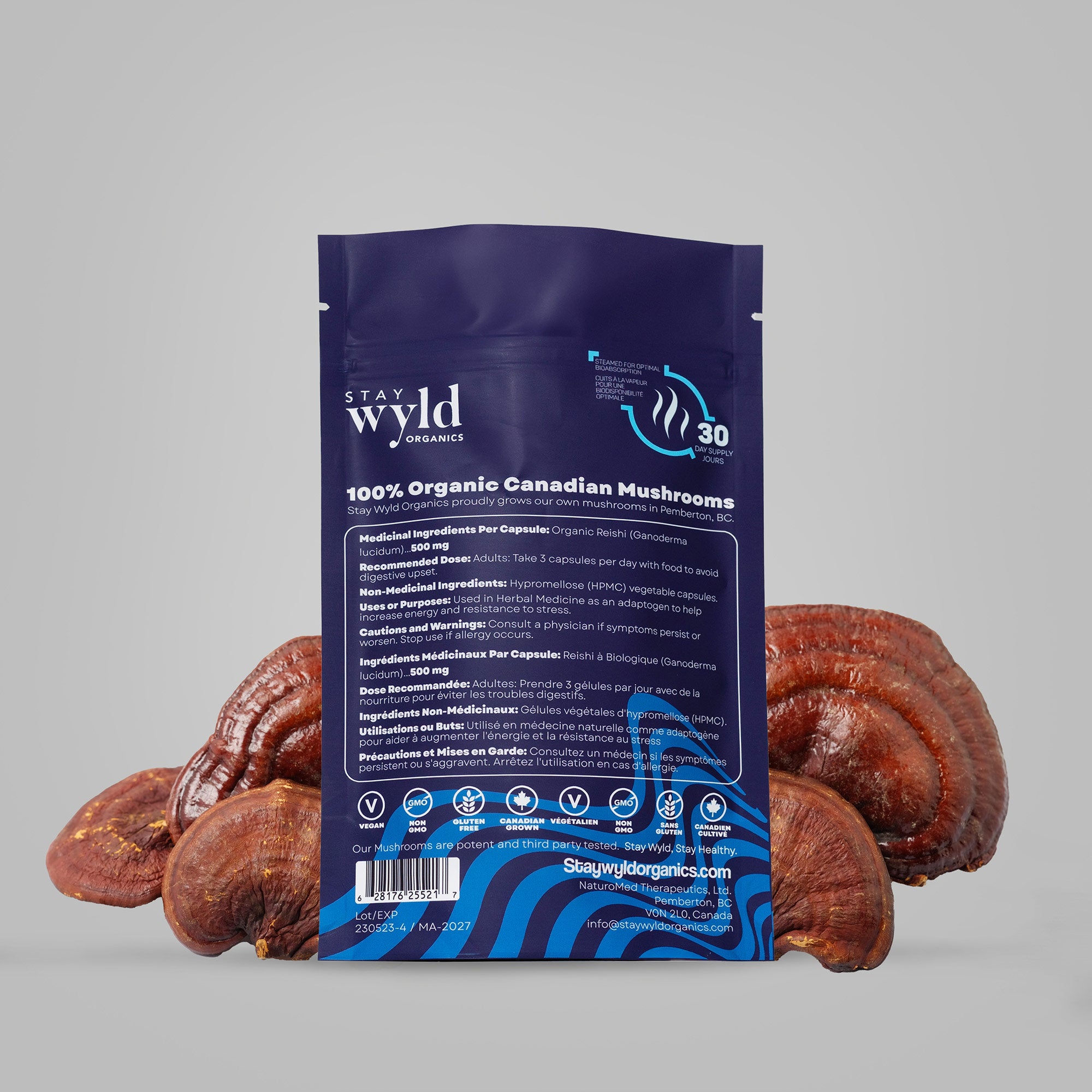 Gélules de champignons Reishi