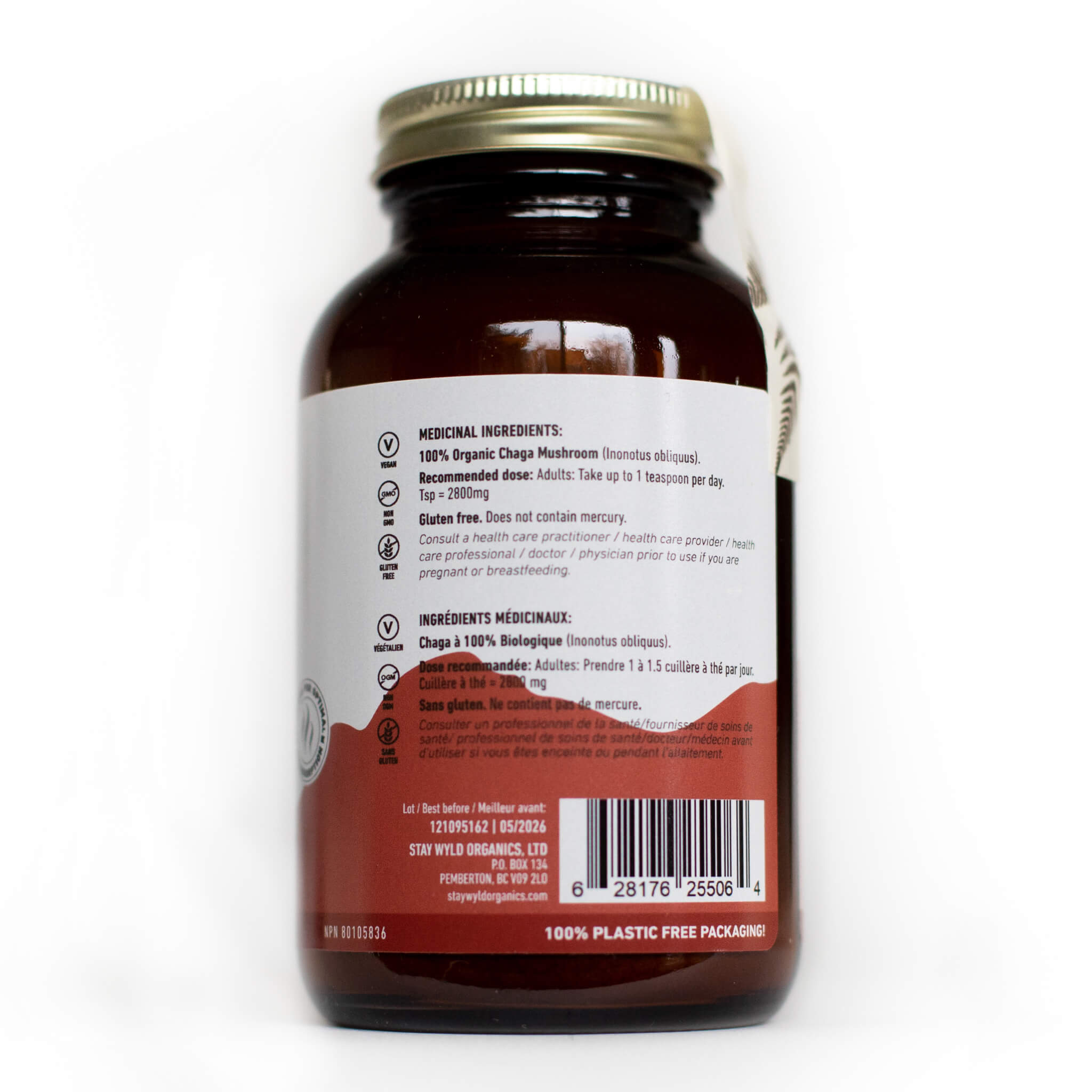 Chaga Mushroom Powder